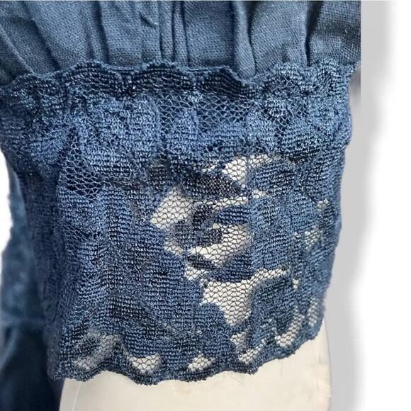 NWT Dolls Kill x House of Widow Lace Tiered Maxi Dress - Picture 11 of 12